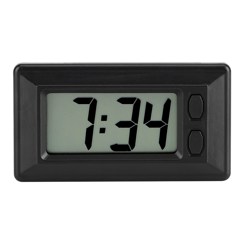 LCD Digital Table Car Dashboard Desk Electronic Clock Date Time Calendar Display Ultra-Thin Electronic Clock Electronic Clock
