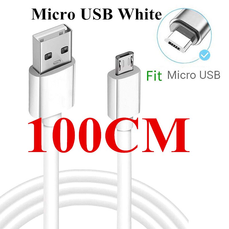 Cargador USB QC 3,0 de 18W, adaptador de carga rápida de teléfono para Realme, C21, Samsung, Xiaomi 11 Lite: 1M Micro USB Cable