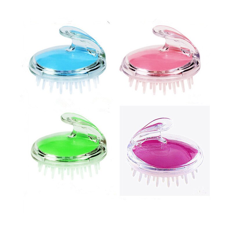 Cabeça de silicone corpo para lavar cuidados limpos raiz do cabelo coceira couro cabeludo massagem pente escova de chuveiro banho spa massagem escova e limpeza