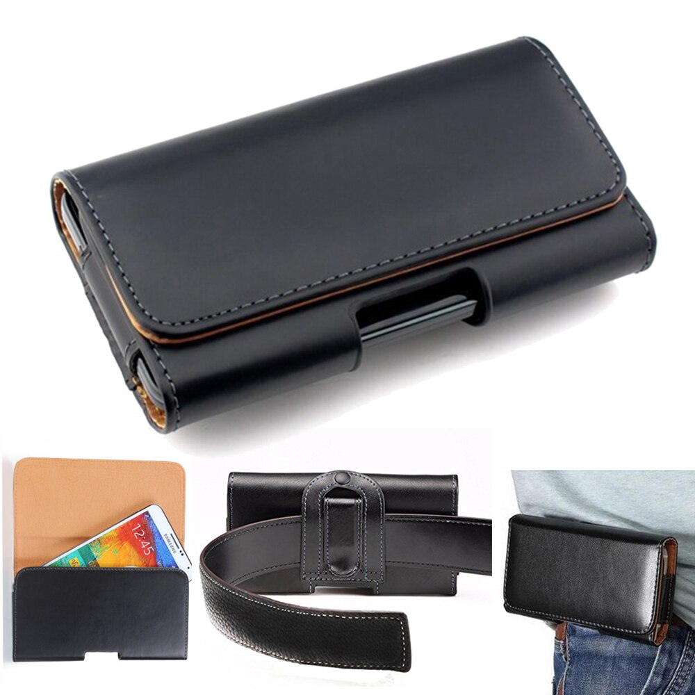 Beutel Leder Telefon fallen Für ZTE Klinge v10 Taille Tasche magnetisch Halfter Gürtel Clip praktisch Abdeckung Für ZTE Klinge v8 V9