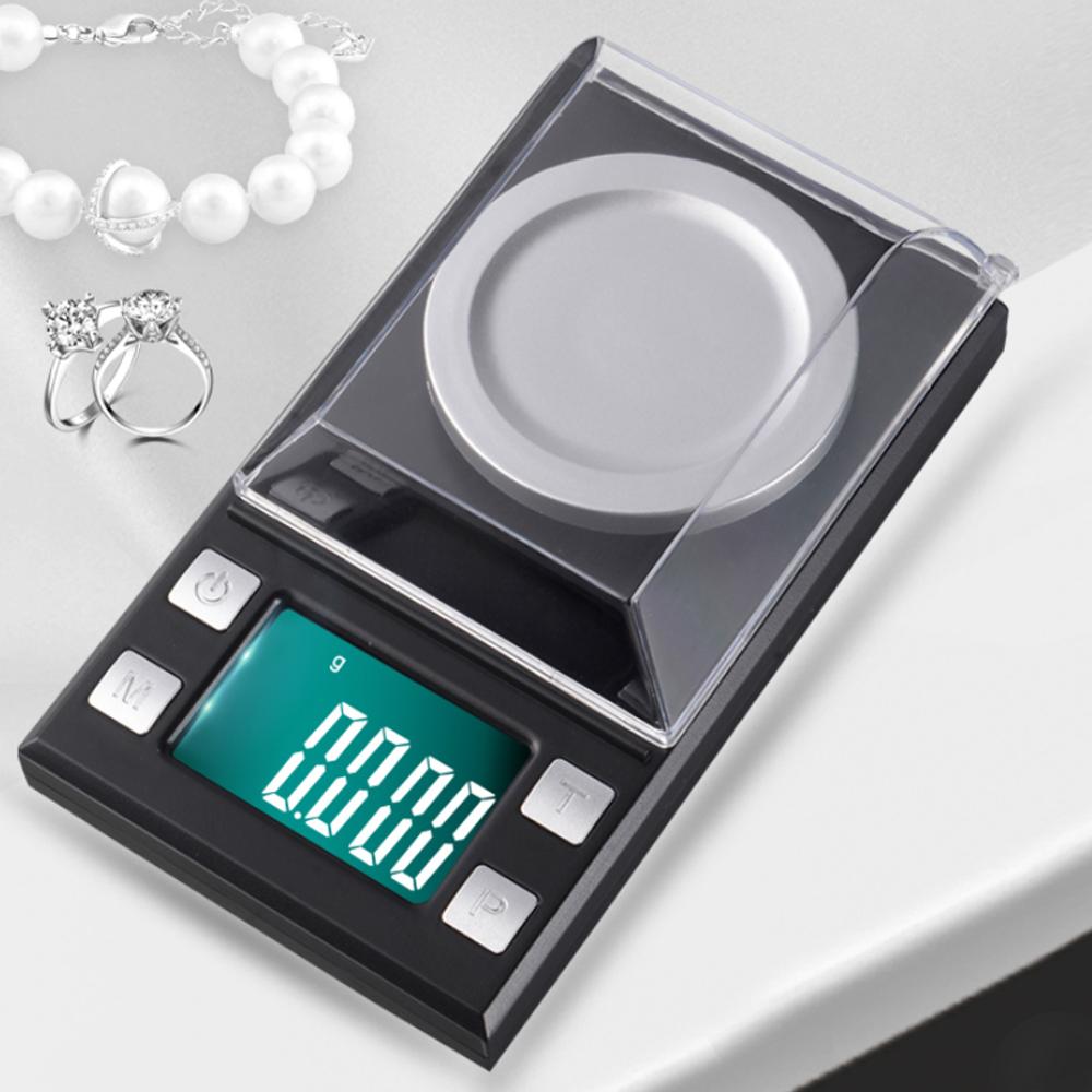 Chemistry Laboratory Tools Kitchen Measuring Tool 0.001g High Precision Portable Mini LCD Digital Electronic Scale