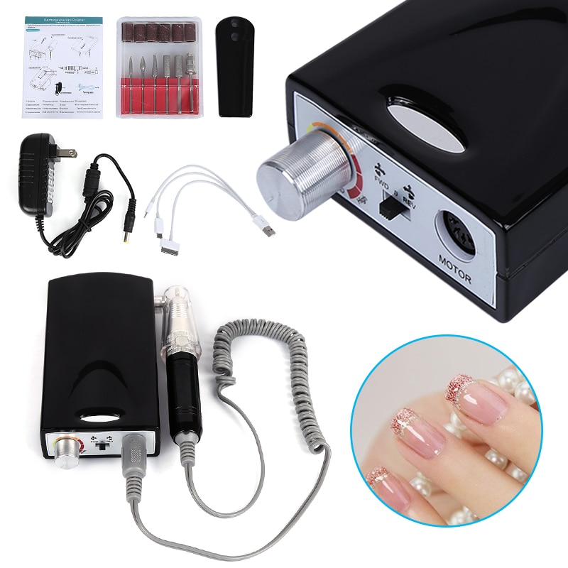 Professionele Manicure Machine Set Elektrische Nail Boor Bits Mill Cutter Nail Art Schuren Bestand Gel Cuticle Remover Keramische Cutter