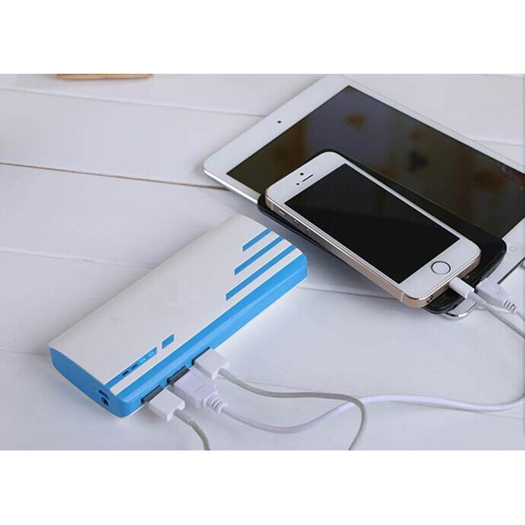 20000mah Power Bank External Battery PoverBank 3 USB LCD Powerbank Portable Mobile phone Charger for Xiaomi MI iphone X