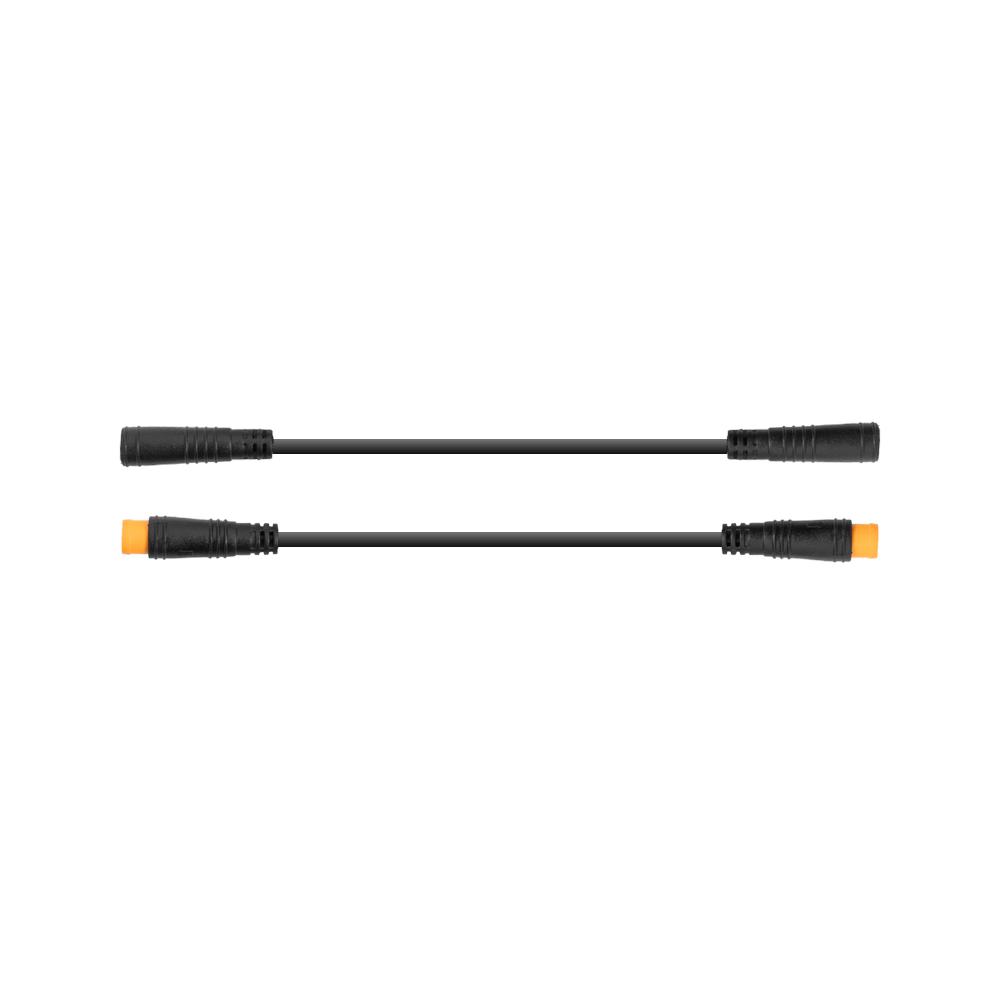 Cable de acelerador de pulgar con Sensor de 3 pines para bicicleta eléctrica, conectores impermeables para Motor, Cables hembra-hembra/macho-macho, 3 pines