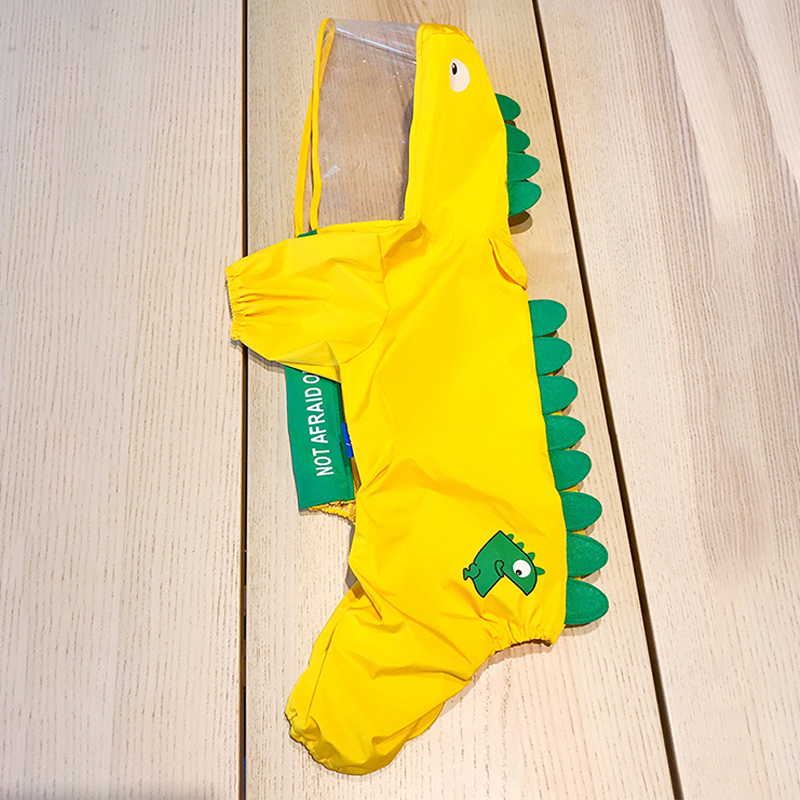 Waterdichte Hond Kleding Voor Honden Regenjas Dinosaurus Jumpsuits Pug Franse Bulldog Regenjassen Voor Honden Jumpsuits Pet Regenkleding