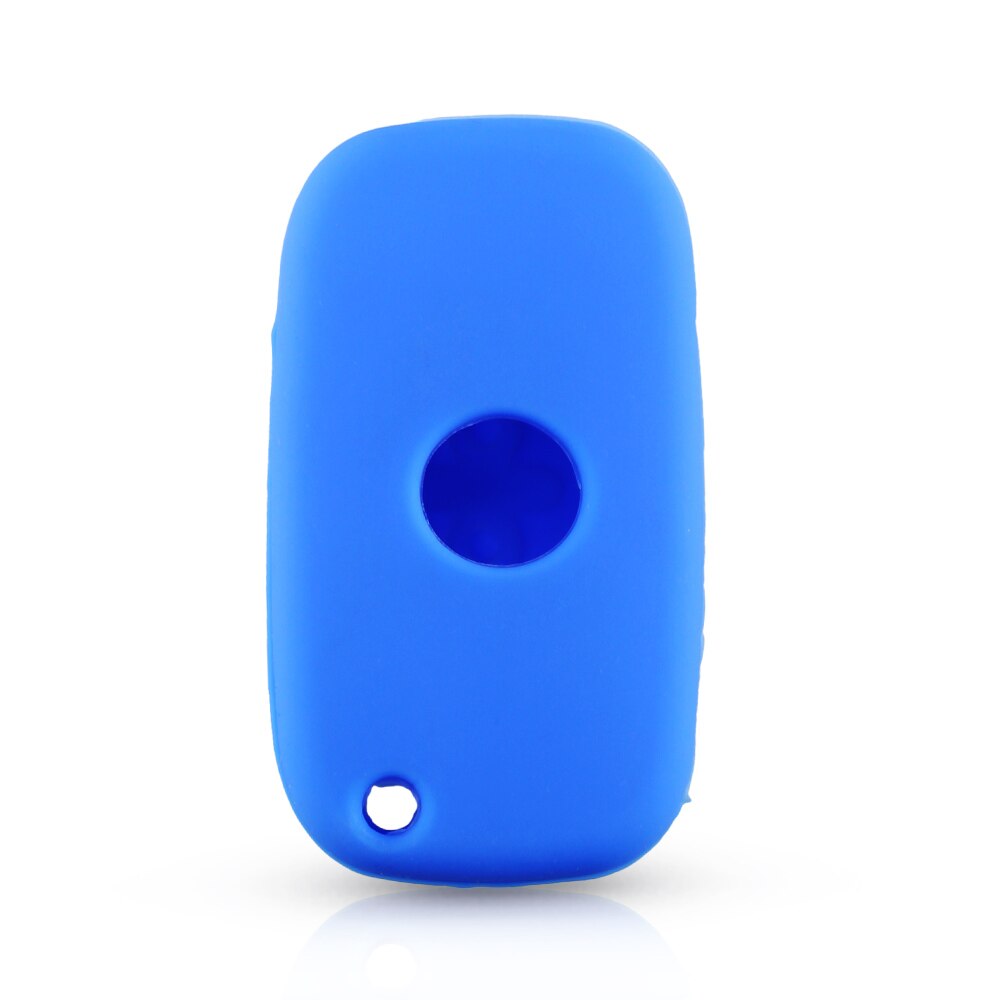 KEYYOU-funda de silicona para llave de coche, carcasa remota para vehículo LADA Vesta Granta XRay Kalina Priora Sedan Sport, Renault Fluence Clio Megane