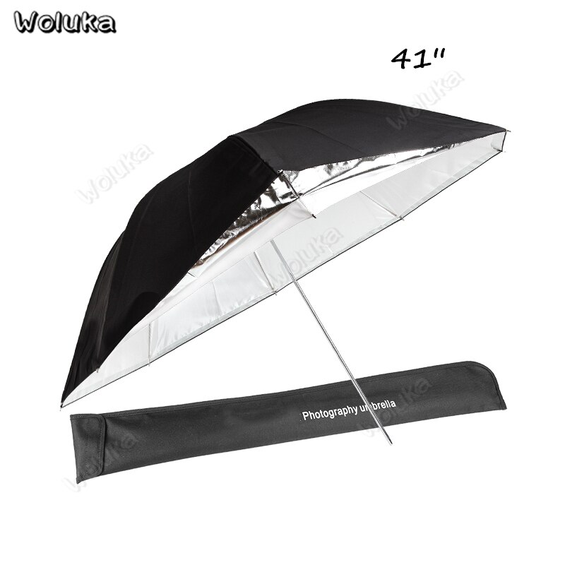 41 "reflecterende zachte witte paraplu fotografie double-layer fotostudio paraplu dual-purpose Een-hele handvat CD50 T10