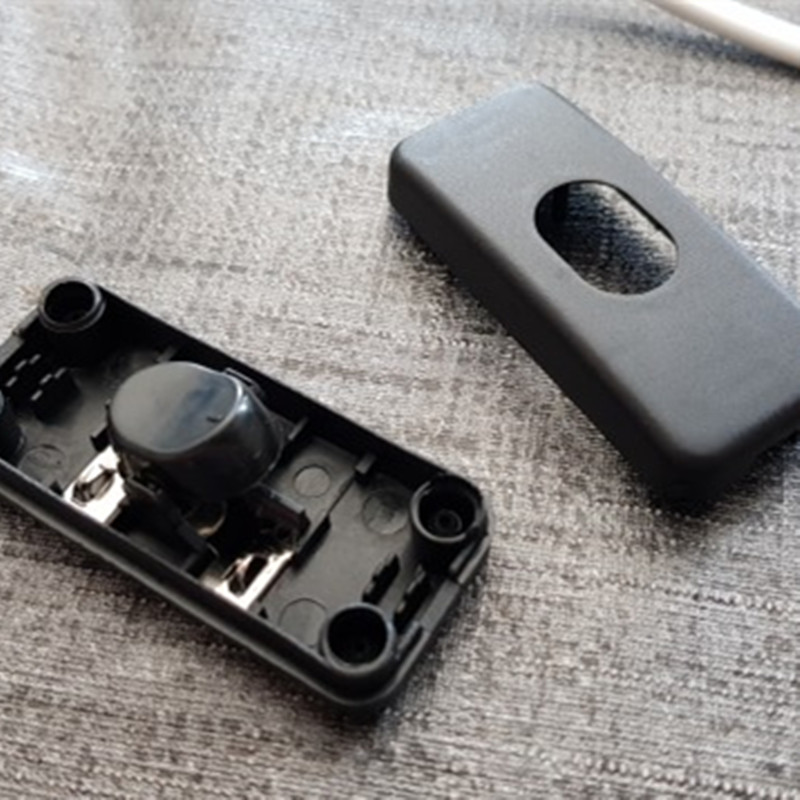 Mayitr 5pcs/lot ON/OFF Inline Switch Black Inline Table Lamp Desk Light Cord Cable Switch 110-250V