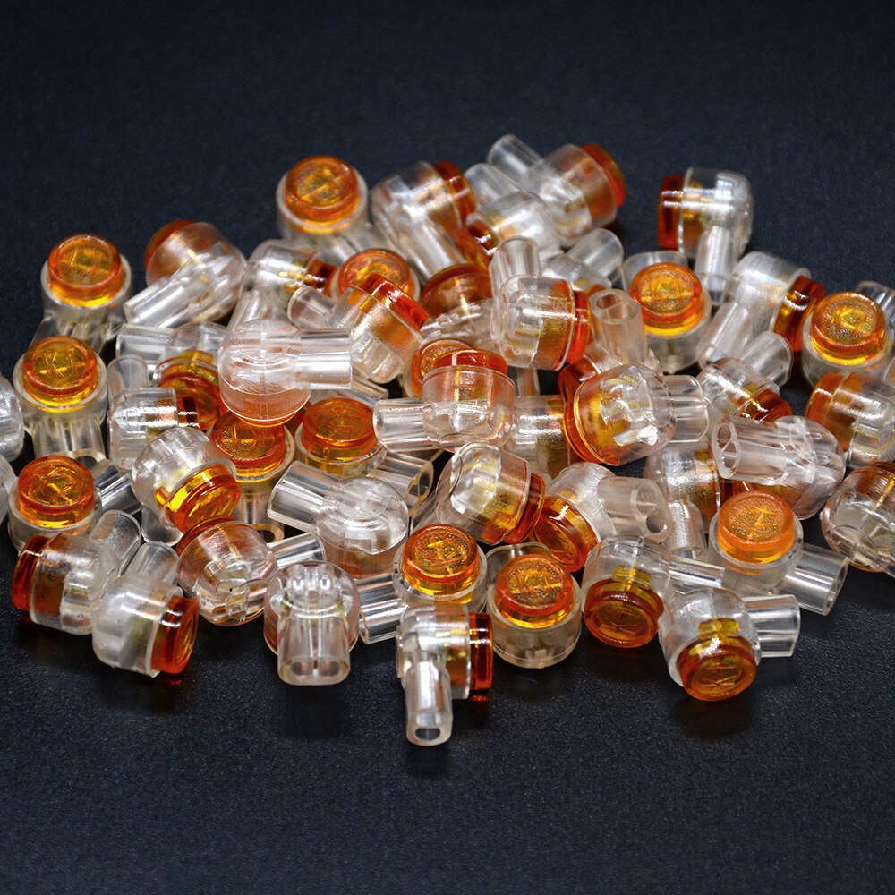50/100 stk  rj45 kontakt krympeforbindelse terminaler  k1 kontakt vanntett ledning ethernet kabel telefonkabel begrep