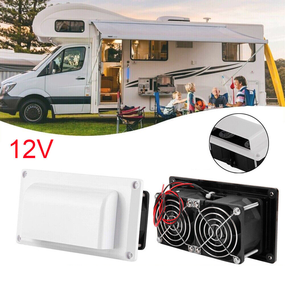 Extractor de ventilación lateral para RV, caravana, autocaravana, remolque para Camper, 12V, caravana, remolque, autocaravana, ventilador de ventilación lateral