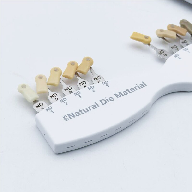 1Kit IPS Natural Die Shade Guide Dental Color Veneer Ivoclar Vivadent ND1-9 Abutment Original