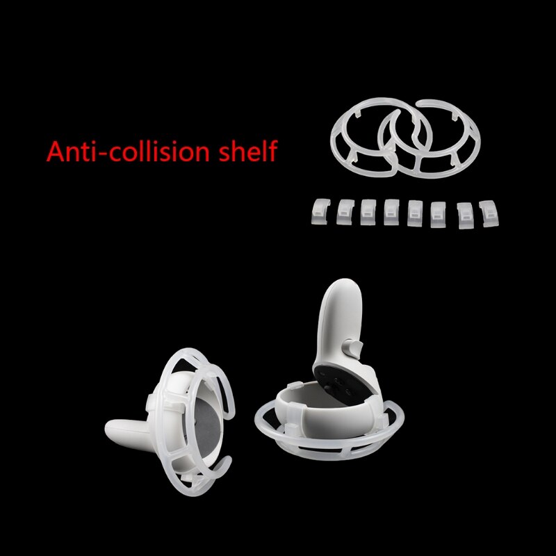 Schutzabdeckung, griffschutz, antikollisionsschutz, rahmenschutzring, schutzhülle für oculus quest 2 controller  t84d