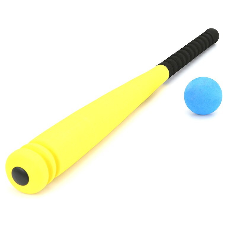 Bate de béisbol de espuma con juego de béisbol para niños de 3 a 5 años: Yellow