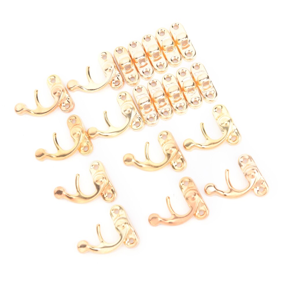 10PCS/Lot Metal Lock Catch Curved Buckle Horn Lock Clasp Hook Bag DIY Handbag Locks Closure Accessories