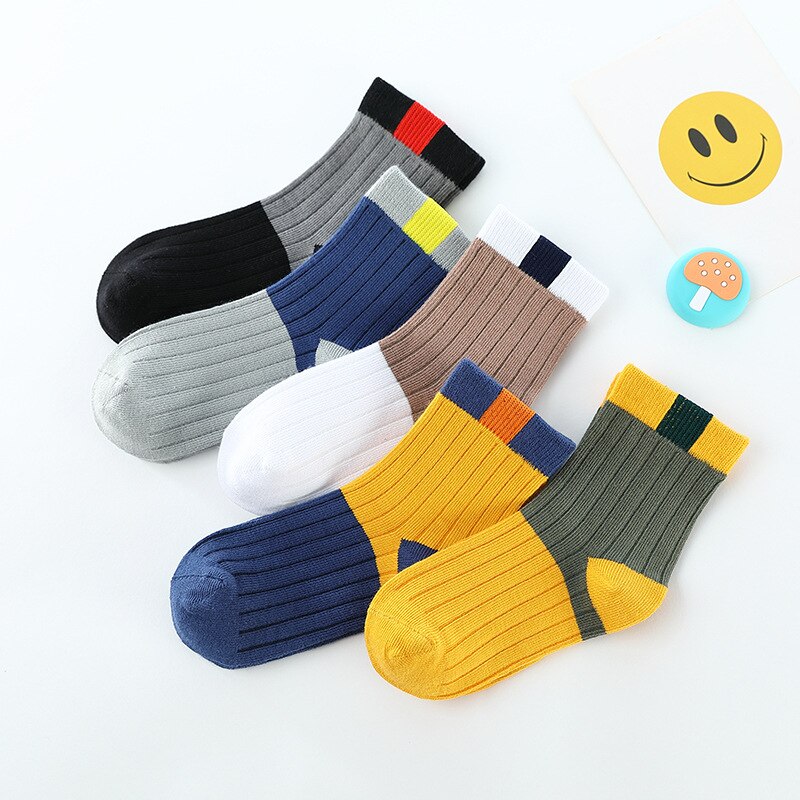5 Paren/partij Kinderen Sokken Winter Kinderen Sokken Voor Jongens Meisjes Katoenen Zomer Baby Warm Kinderen Casual Kleding