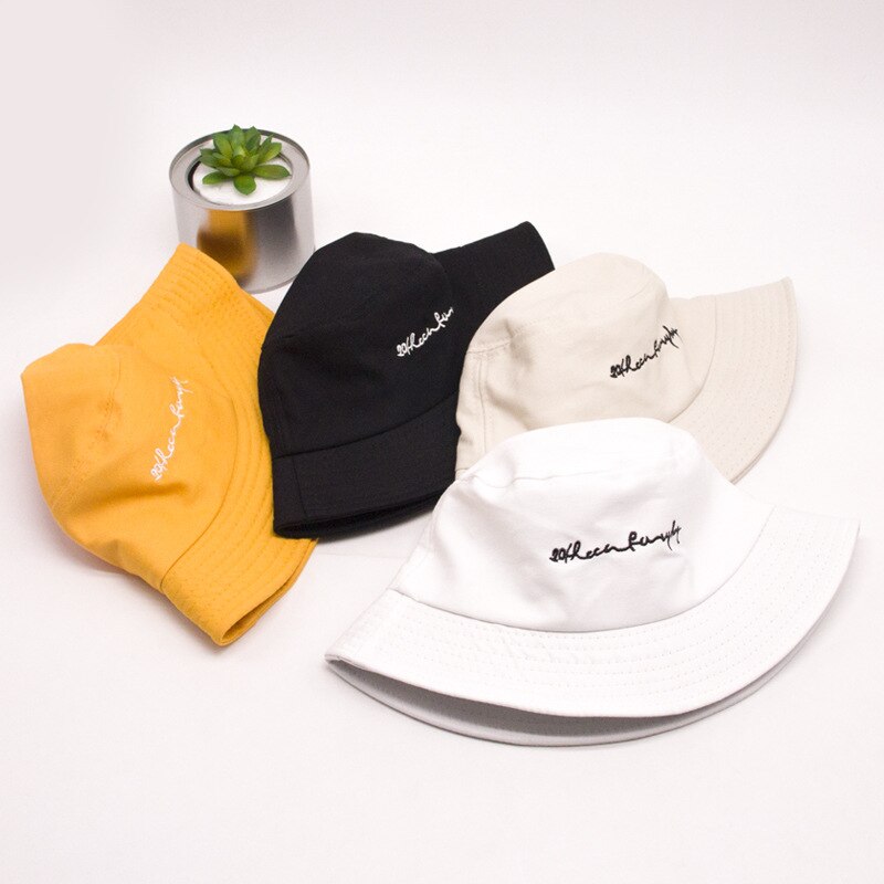 Chapeau de poisson unisexe | Noir blanc jaune été femmes hommes Couple chapeaux unisexe, casquette Hip Hop, chapeau seau Panama protection solaire, chapeaux de pêcheur