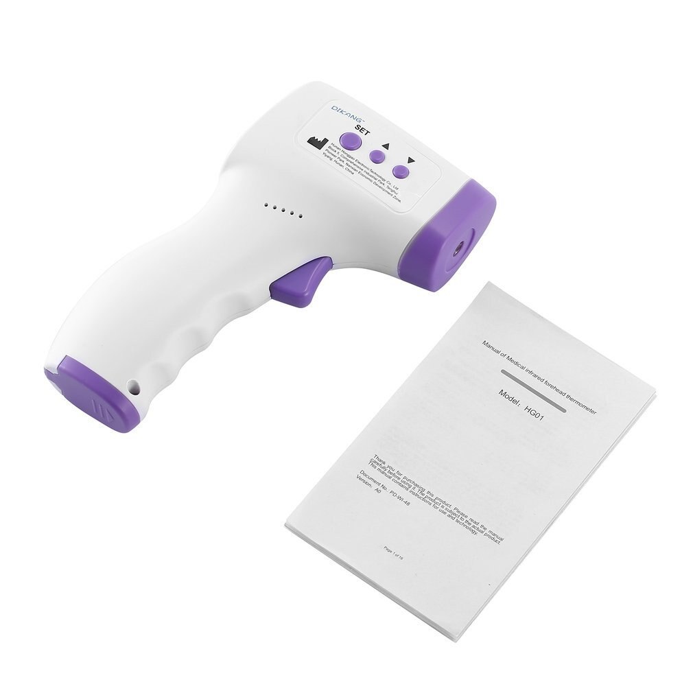 Infrared Thermometer Forehead Body Non-Contact Thermometer Baby Adults Outdoor Home Digital Infrared Fever Ear Thermometer: Default Title