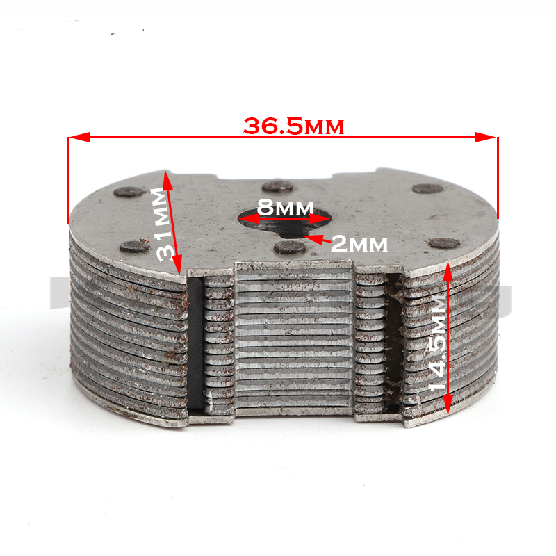 12V Motorcycle Magneto Stator Coil With Magnet For 49cc 50cc 66cc 80cc 2 Stroke Engine Motor Motorized Bicycle: black