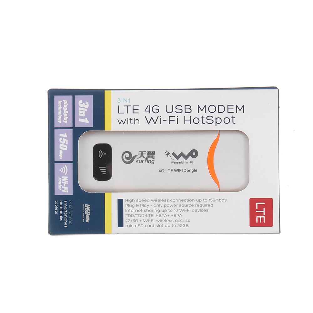4G LTE WiFi Module Wireless USB Dongle Stick Hotspot Mobile Broadband Modem