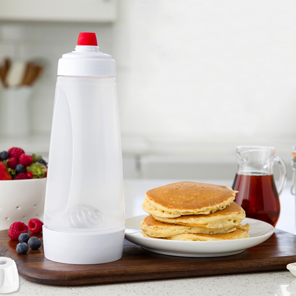 Hand Shaking Batter Dispenser Batter Mixer Cream Mixing Bottle Blender Ball Pancake Batter Kitchen Product Cake Cookie Tools