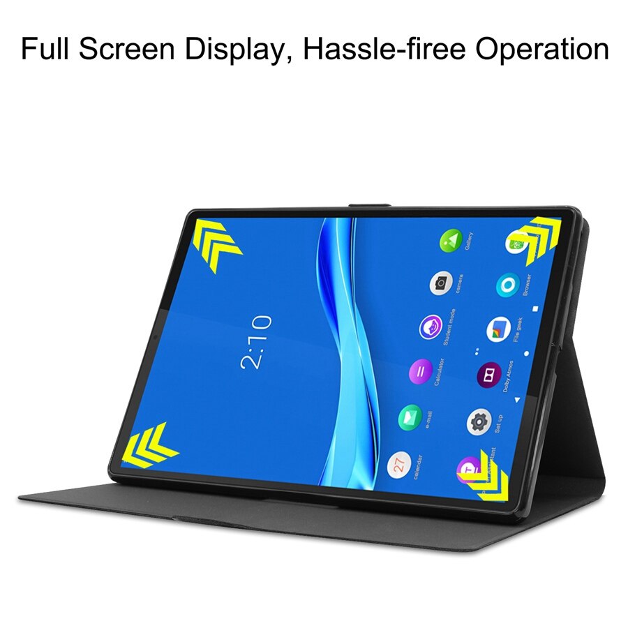 Hoesje voor lenovo tab  m10 fhd plus 10.3 tb-x606f tb -x606x 10.3 inch smart cover funda voor lenovo tab  m10 plus cover + film + pen