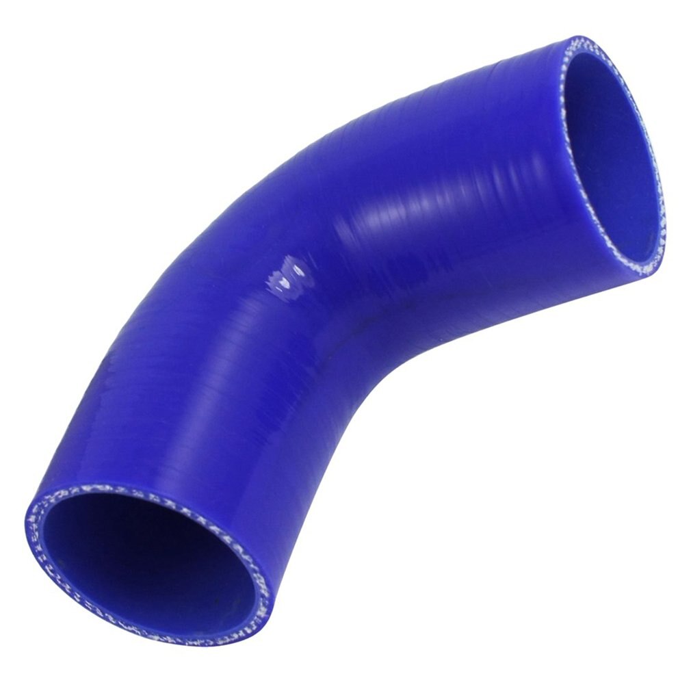 51mm to 45mm SILICONE 90 REDUCER ELBOW HOSE BLUE