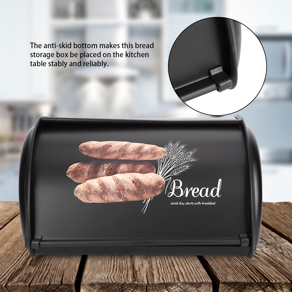 Broodtrommel Broodhouder Brood Opbergdoos Grote Capaciteit Roestvrijstalen Brooddoos Houder Bak Container Keuken Opslag Organizer