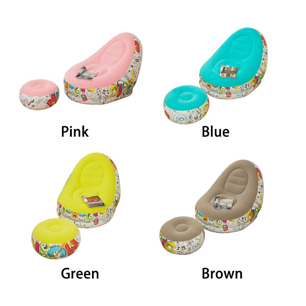 Couch Woonkamer Stoelen Draagbare Lucht Opblaasbare Outdoor Voet Kruk Bean Bag Stoel Set Indoor Home Decor Luie Sofa Slaapkamer lounge