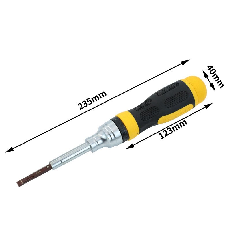 19 in 1 Schraubendreher-einstellen Manuelle DIY Elektriker Reparatur Werkzeug praktisch Notizbuch Computer sechseckig Torx Cutter