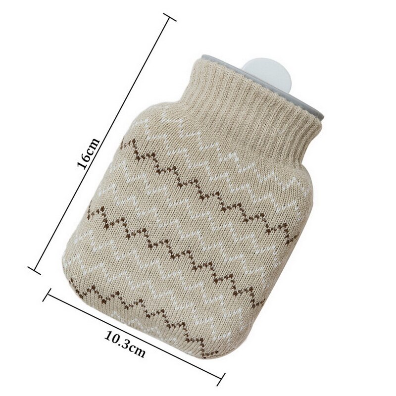 Przenośny termofor ogrzewacz dłoni butelka mikrofalowa przenośny uroczy kreskówkowy kot chłodnica wielokrotnego użytku ogrzewanie chłodzenie lodowe prezent na zewnątrz: szary