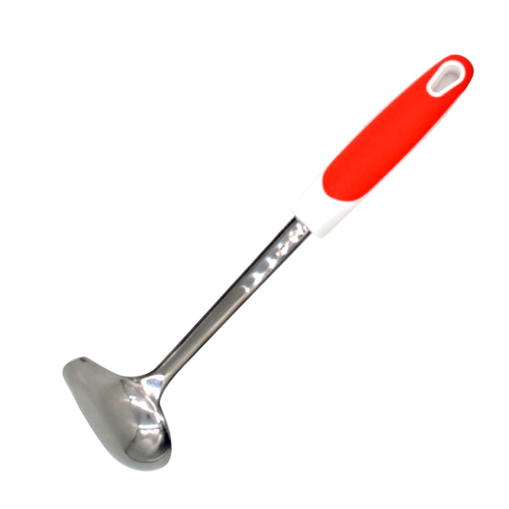 Mint Sauce Long Soup Ladle with Spout Stainless Steel Kitchen Serving Salad Dressing Gravy Spoon: NO.1