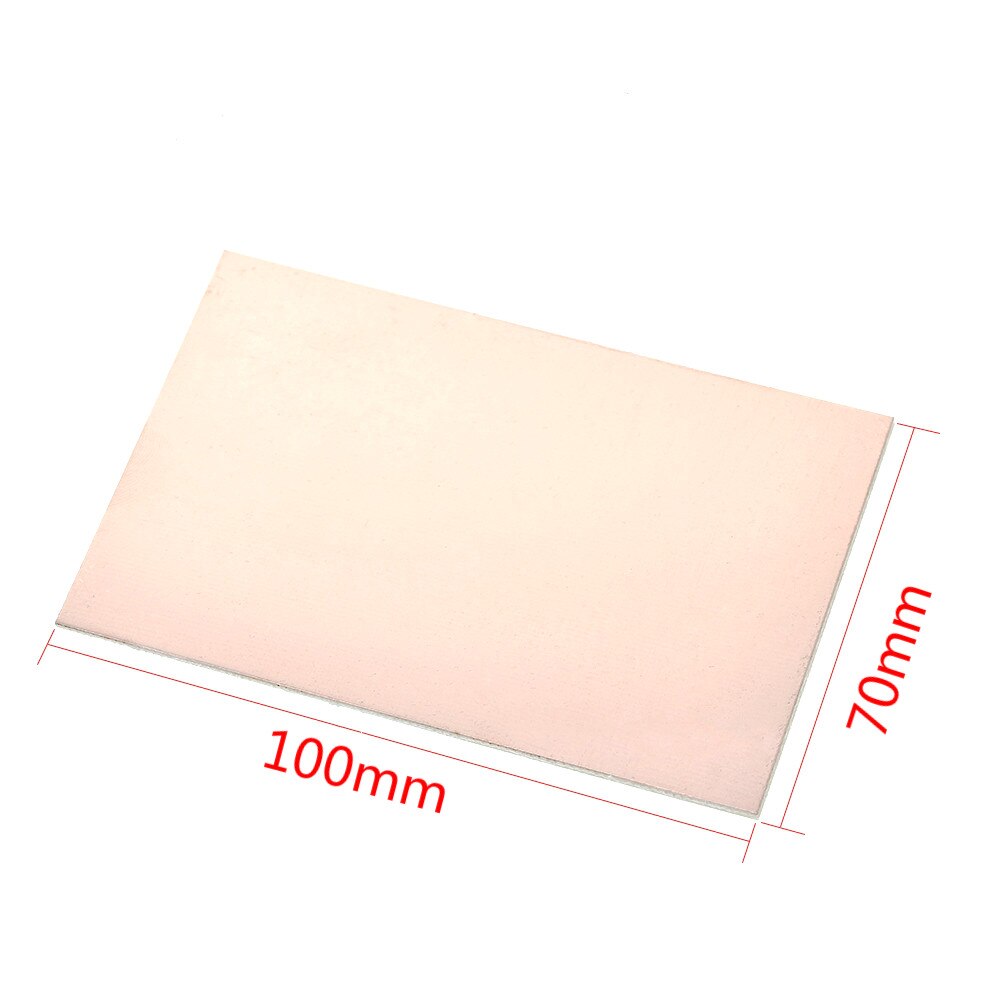 Placa revestida de cobre de doble cara, placa Pcb de circuito laminado de espesor 1,5mm, 7x10cm, 10x15cm, 15x20cm, 20x30cm