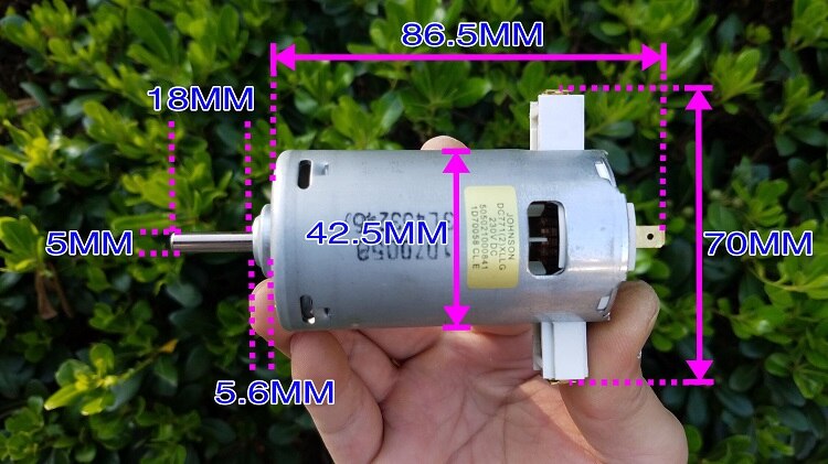 JOHNSON DC771(2)XLLG DC 230V / JOHNSON DC High Power Motor / Micro Saw Engraving Machine DC Motor