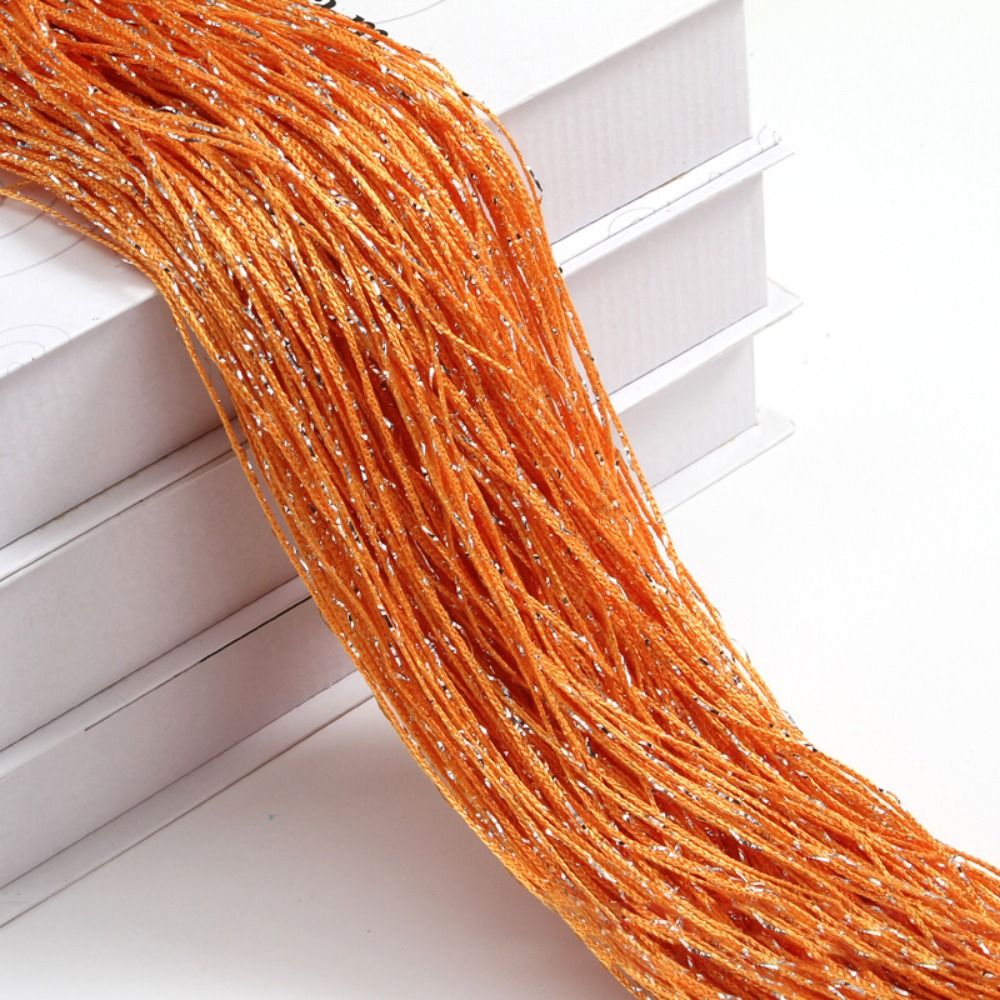 Brokatowe zasłona sznurkowa wiszące z koralikami zasłony frędzle drzwi ekran przeciw muchom ekran panelowy parawan robić pokoju siatka zasłony okienne dekoracja domu: Srebrny