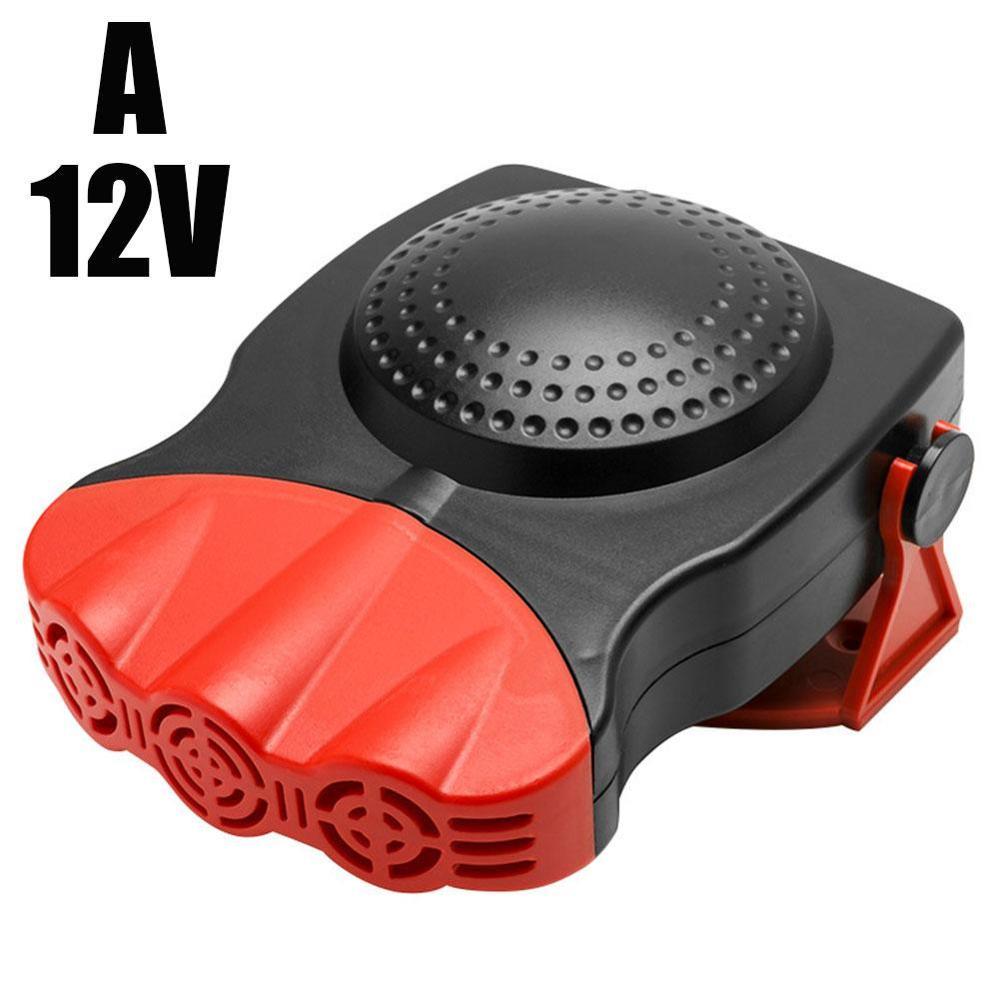 Car Heater Car Vehicle Cooling Fan Warm Heater Windscreen Demister Defroster 2 in 1 Portable Auto Car Van Heater: 12V