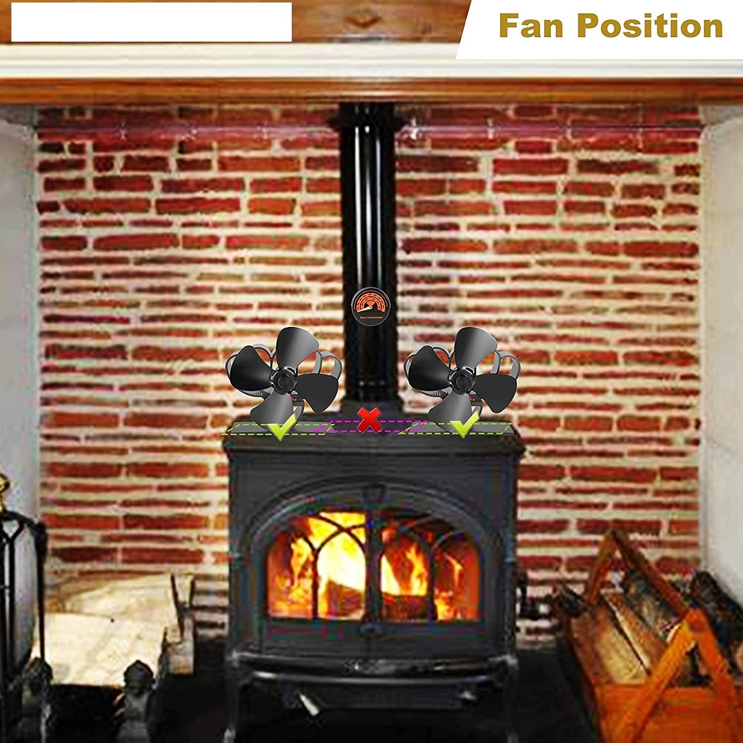 Haofy Open Haard Ventilatormotor Duurzame, Efficiënte Koperen