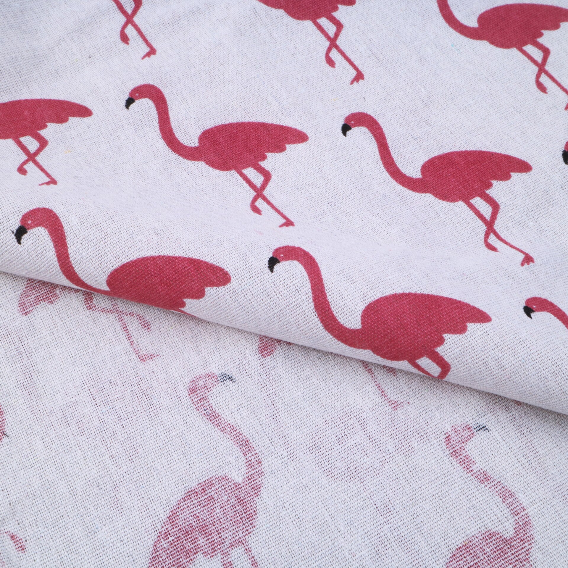 50*145cm flamingo vandmelon linned stof trykt stof syning quilte stoffer til patchwork håndarbejde gør-det-selv-materiale ,1 yc 7131