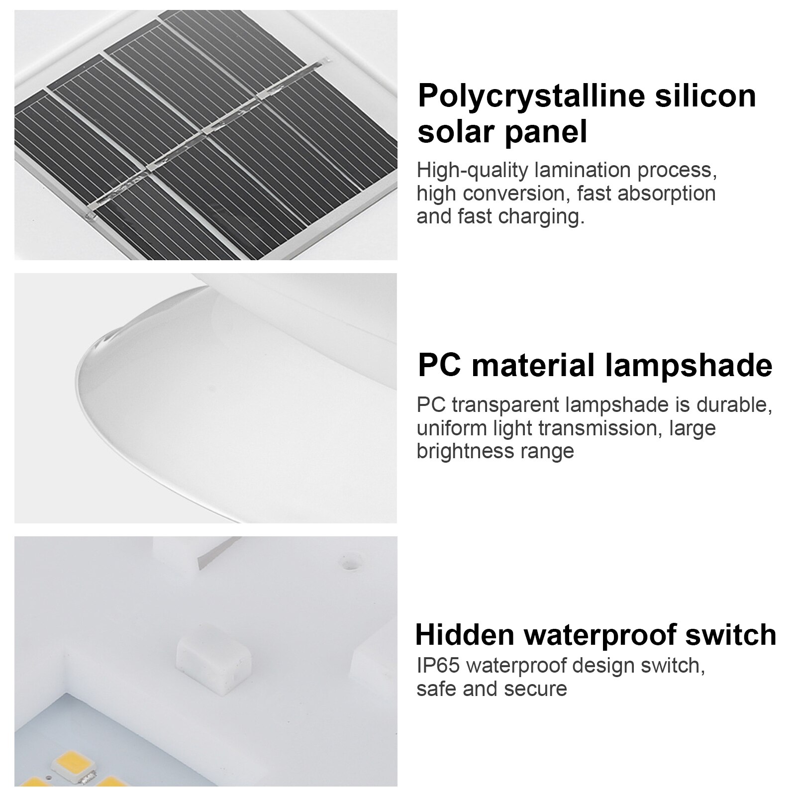 Solar tuinverlichting, looppadverlichting, gangverlichting, milieuvriendelijke tuinlamp, inductielamp, lichtregeling, duurzaam, 9 leds