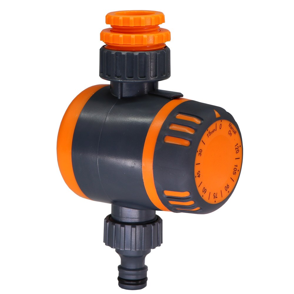 Garden Mechanical Watering Timer Drip Irrigation System 120minutes Manual Controller Home Potted Plants Greenhouse Sprinkling