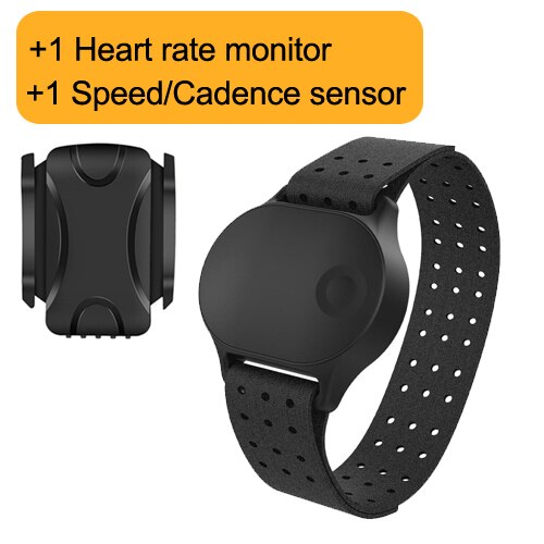 GPS Bike Computer XOSS G Plus Wireless Speedometer Waterproof MTB Bicycle Bluetooth ANT+ Cadence Sensor Heart Rate Monitor Band: Only 1 H4 N 1 K4
