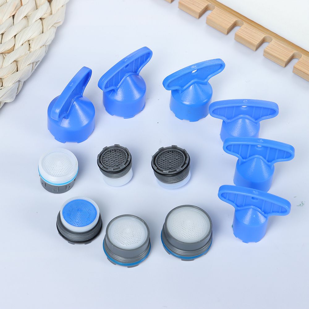 Aireador de grifo de ahorro de agua ABS, llave de extracción de filtro burbujeador incorporado, accesorios de grifo, piezas de repuesto de 16,5-24mm, Hardware para el hogar