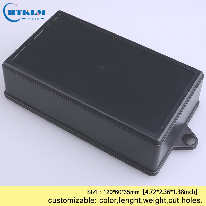 Wandmontage elektronische behuizing abs plastic behuizing producten diy junction box diy speaker plastic behuizing doos 120*60 * 35mm