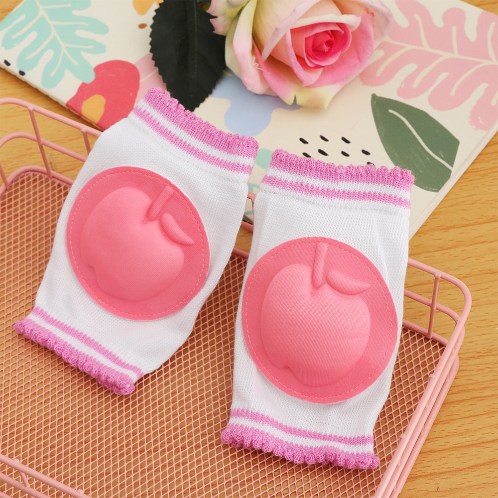 style 1 Pair Kids Elbow Cushion Infants Toddlers Baby Knee Pads Leg Protector for birthday