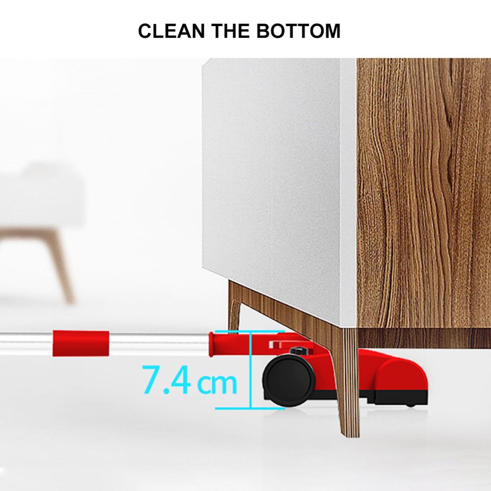 Fregona eléctrica inalámbrica con carga USB, limpiador de suelo, escobas, rotación de 360 grados, barredora manual, fregonas de limpieza del hogar