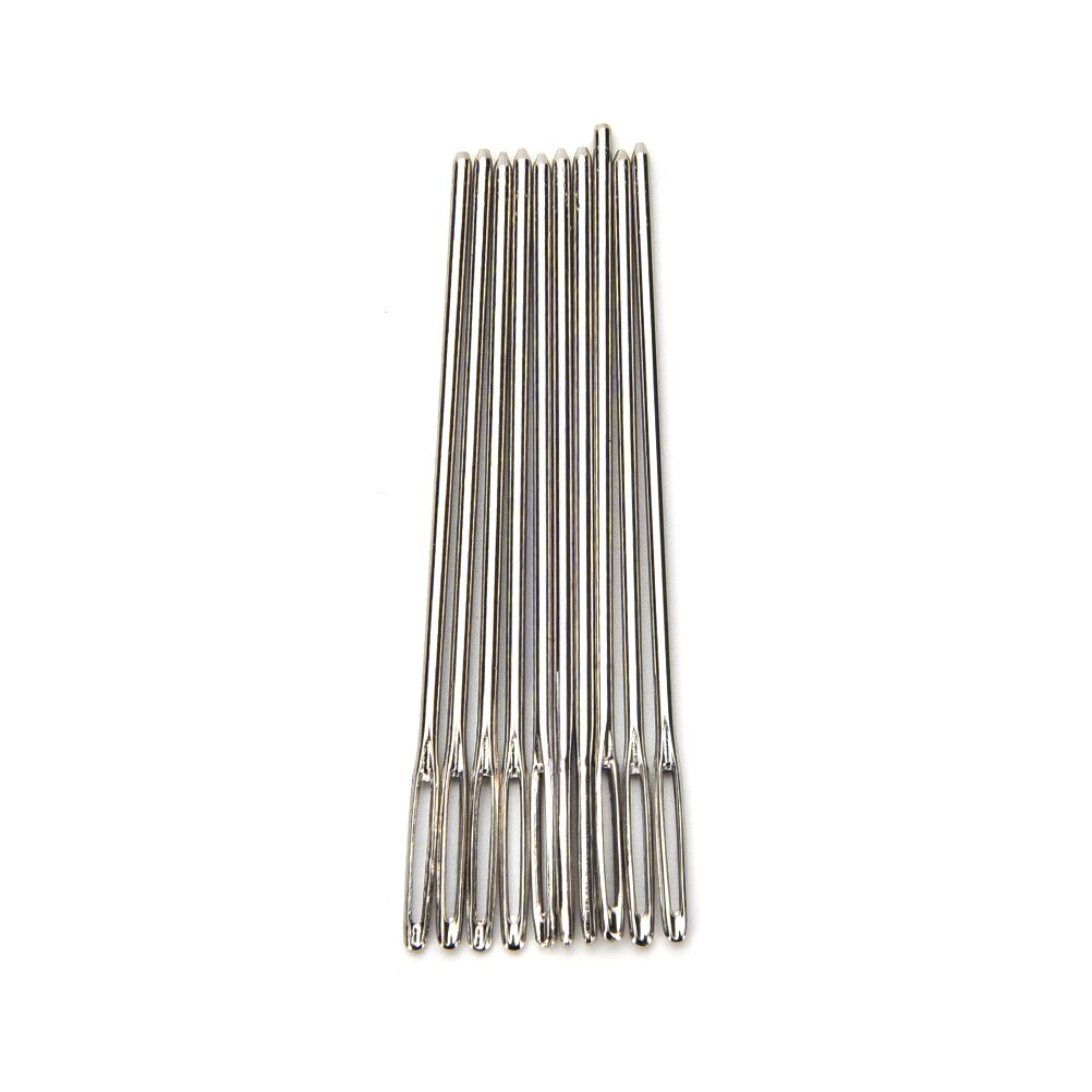 Big Eye Stainless Steel Sewing Tool Practical 20 Pieces / Set Of Big Eye Needle Set Size Blunt Needle Knitting Cross