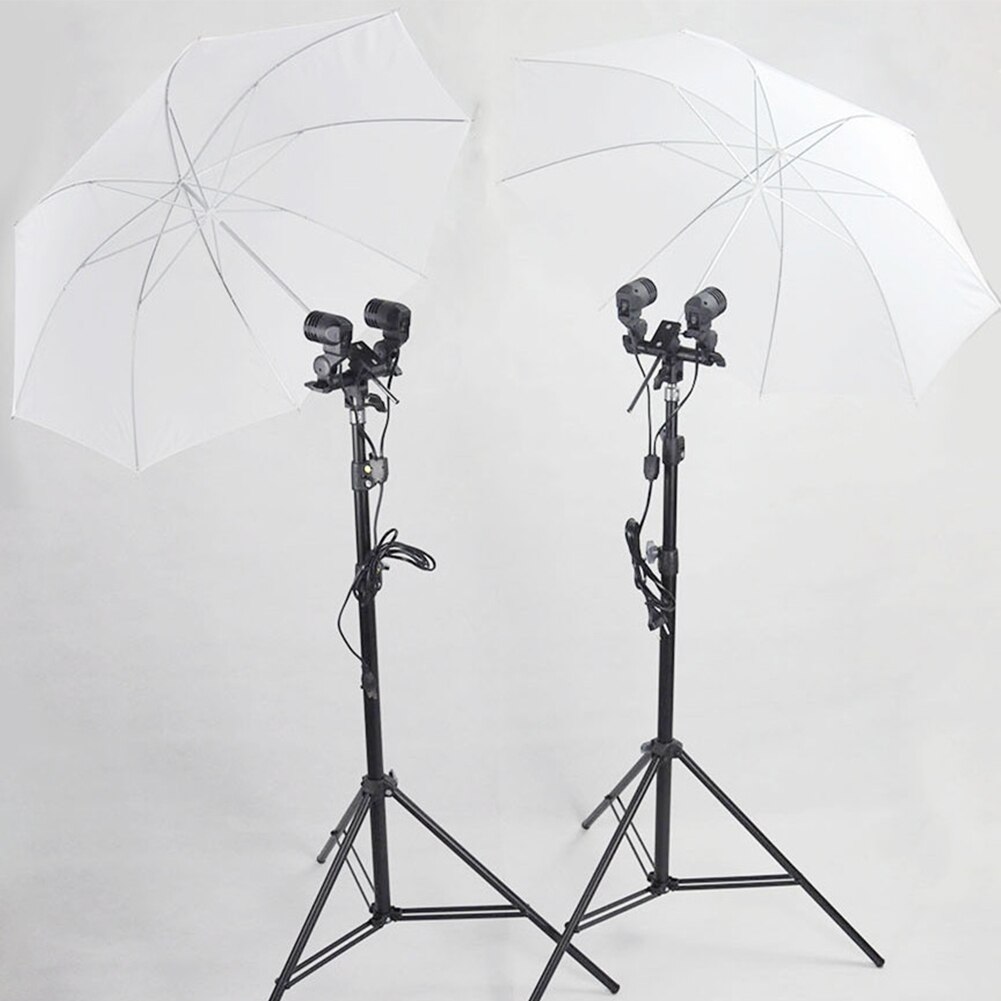 Fotografie Foto 33in/83cm Weiche Weiß Transluzent Diffusor Regenschirm Halterung für Studio-