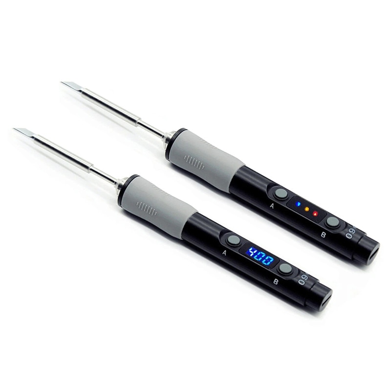 SQ-D60 60W 100-400 ℃ TYPE-C ajustable MINI soldador eléctrico soldadura Digital inteligente fuente de alimentación de herramientas de soldadura PD
