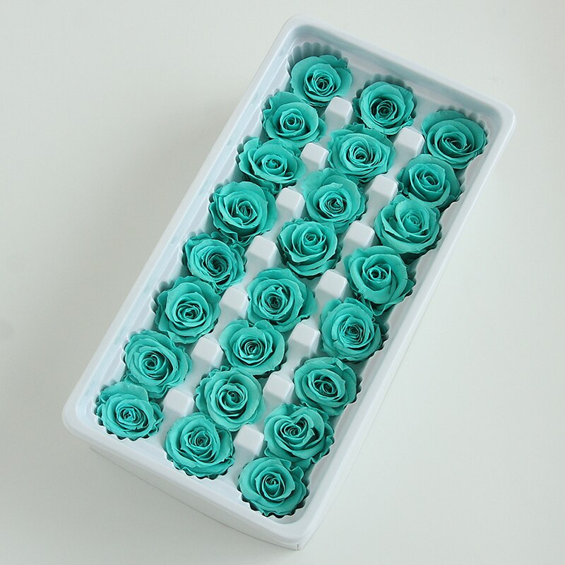 24pcs/box Preserved Flowers Eternal Life Flower Rose in box Immortal Flowers mothers day Material Box DIY Level B 2-3: O