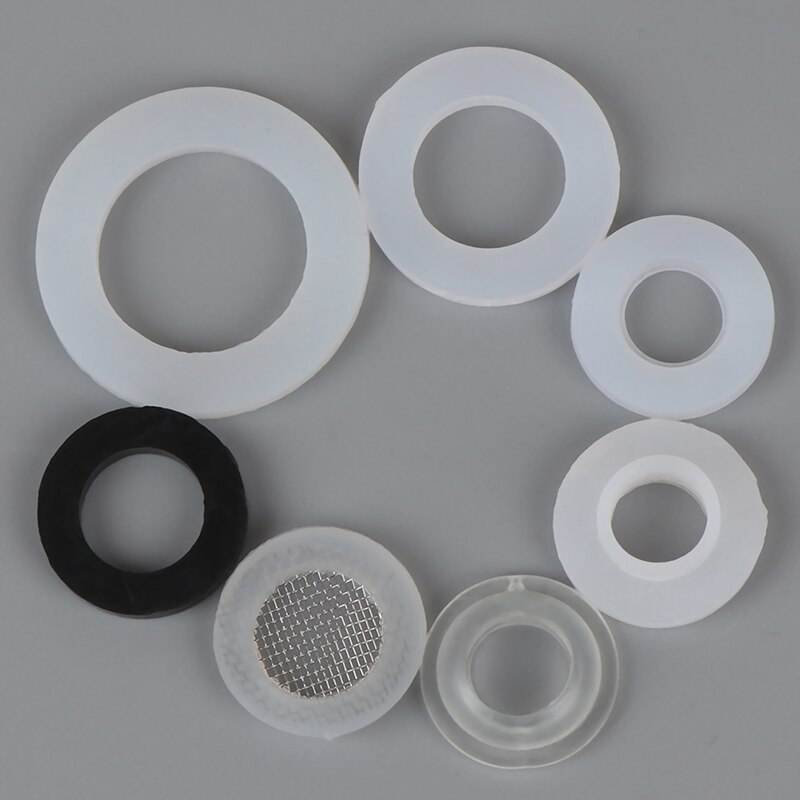 10 Pcs 1/2 "3/4" 1 "Rubber Silicon Ptfe Platte Pakking Afdichting Ring Voor Douchekop Tuinslang balg Buis Washer Ring