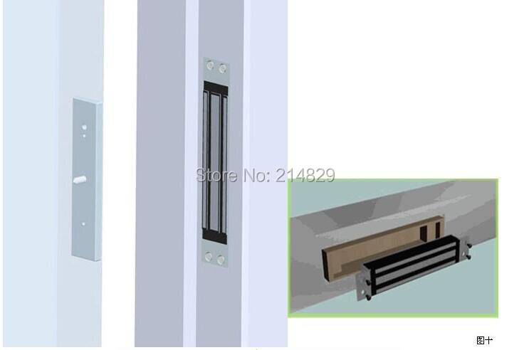 280Kg/600Lbs Force Magnetic Lock 12V invisible single door Conceal Mounted